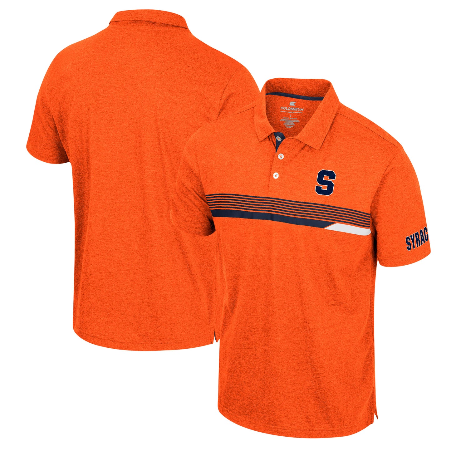 Men's Colosseum  Orange Syracuse Orange No Problemo Polo