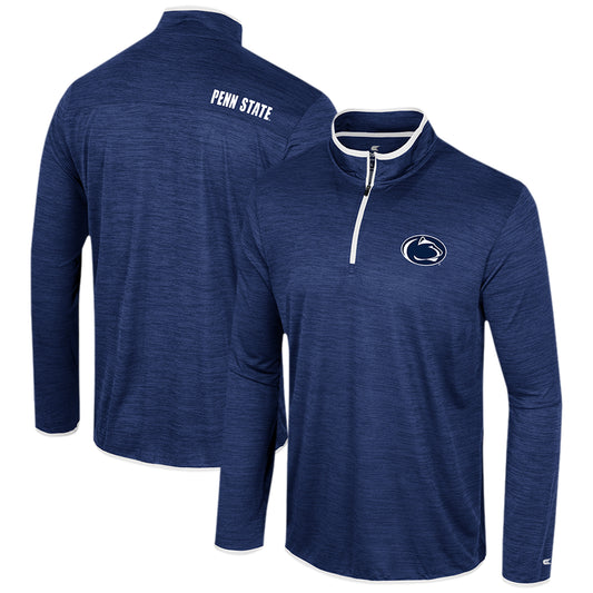 Men's Colosseum Navy Penn State Nittany Lions Wright Quarter-Zip Windshirt