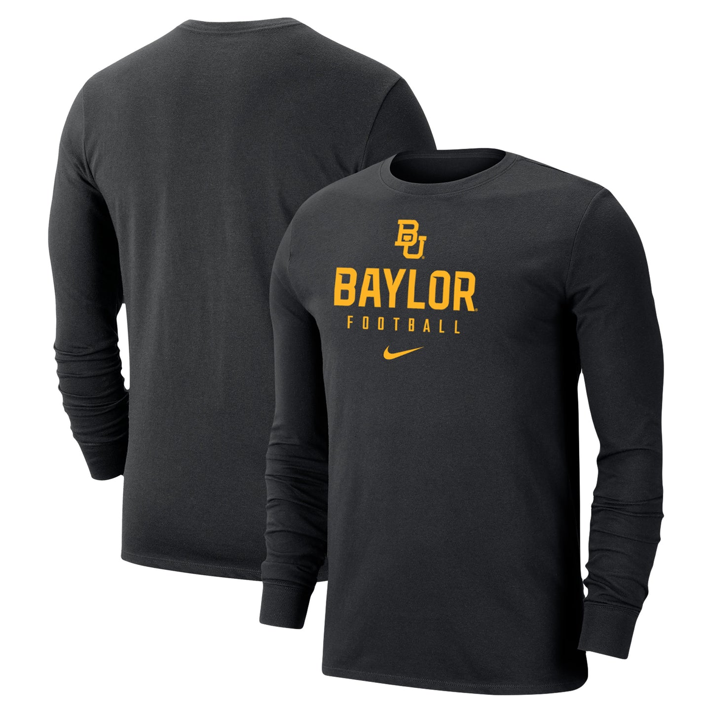 Men's Nike  Black Baylor Bears Changeover Long Sleeve T-Shirt