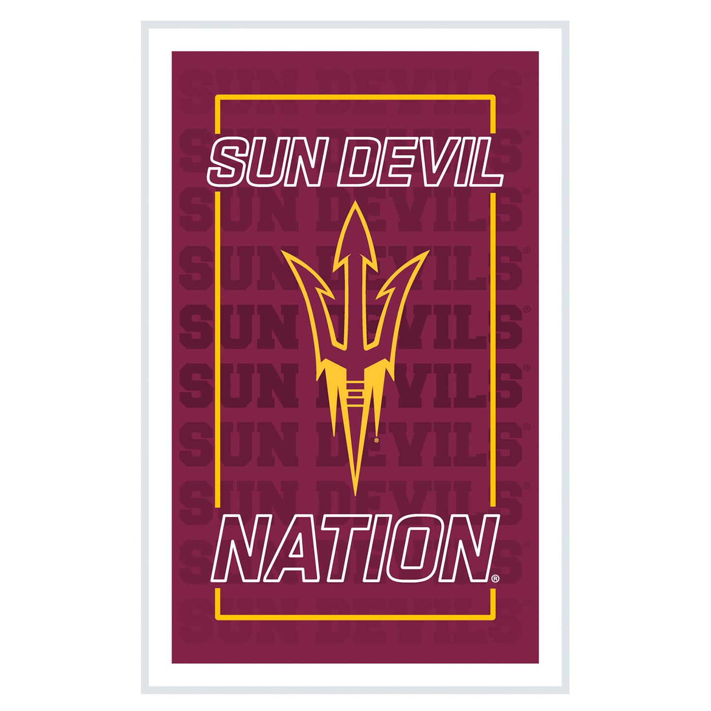 Arizona State Sun Devils 14" x 22" Neolite LED Rectangle Wall Sign