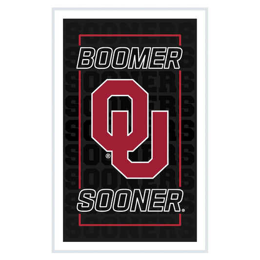 Oklahoma Sooners 14" x 22" Neolite LED Rectangle Wall Sign