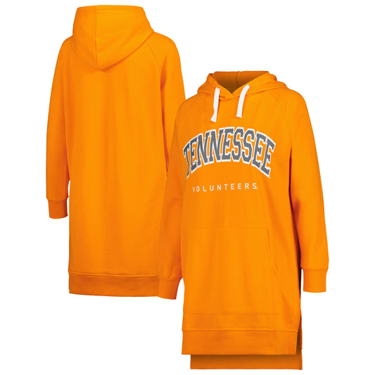 Women's Gameday Couture Tennessee Orange Tennessee Volunteers Take a Knee Raglan Hooded Sweatshirt Dress