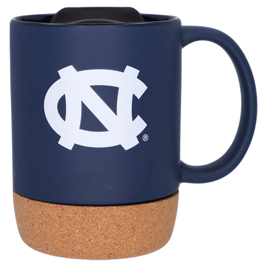 The Memory Company North Carolina Tar Heels Cork Bottom Mug with Lid