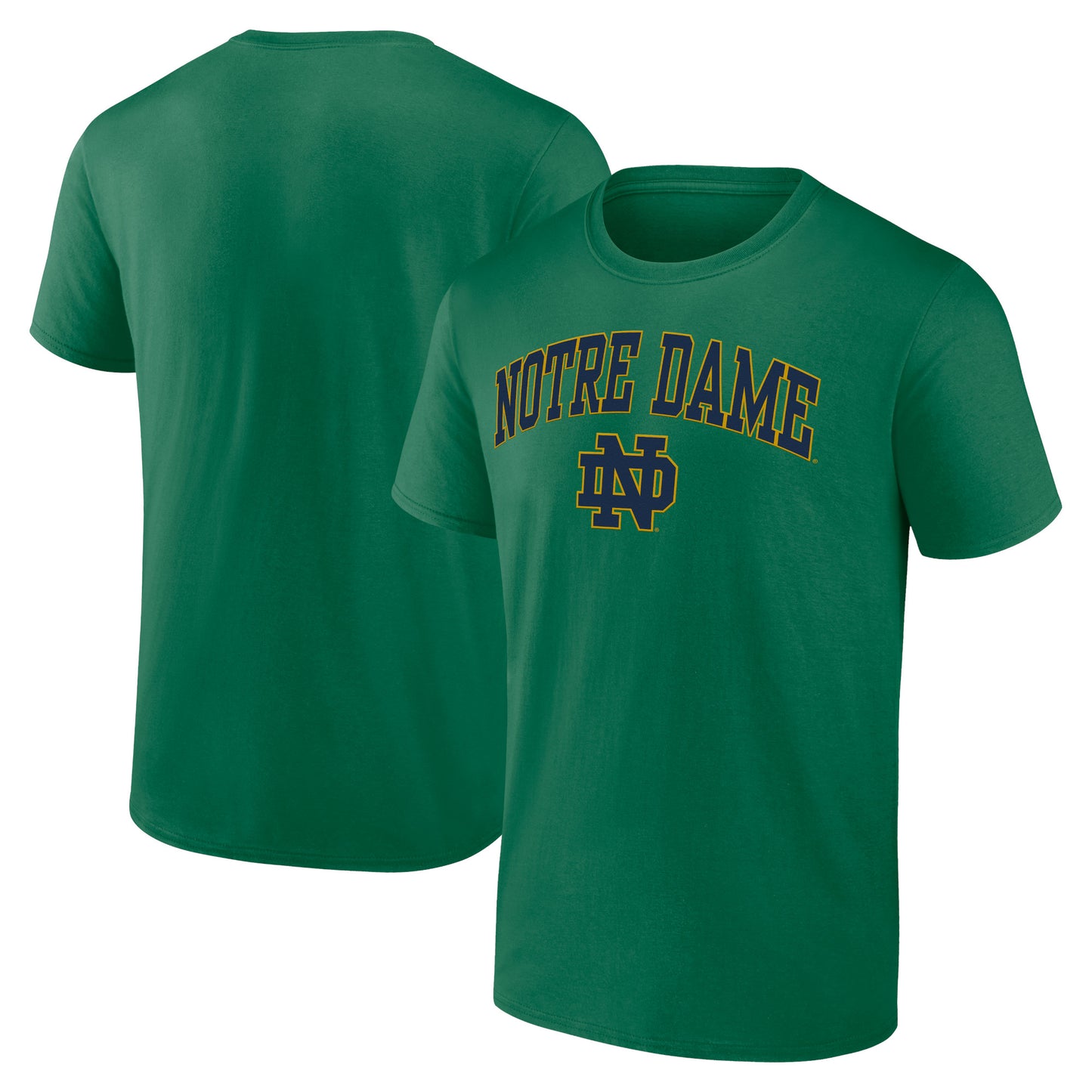 Men's Fanatics Kelly Green Notre Dame Fighting Irish Campus T-Shirt