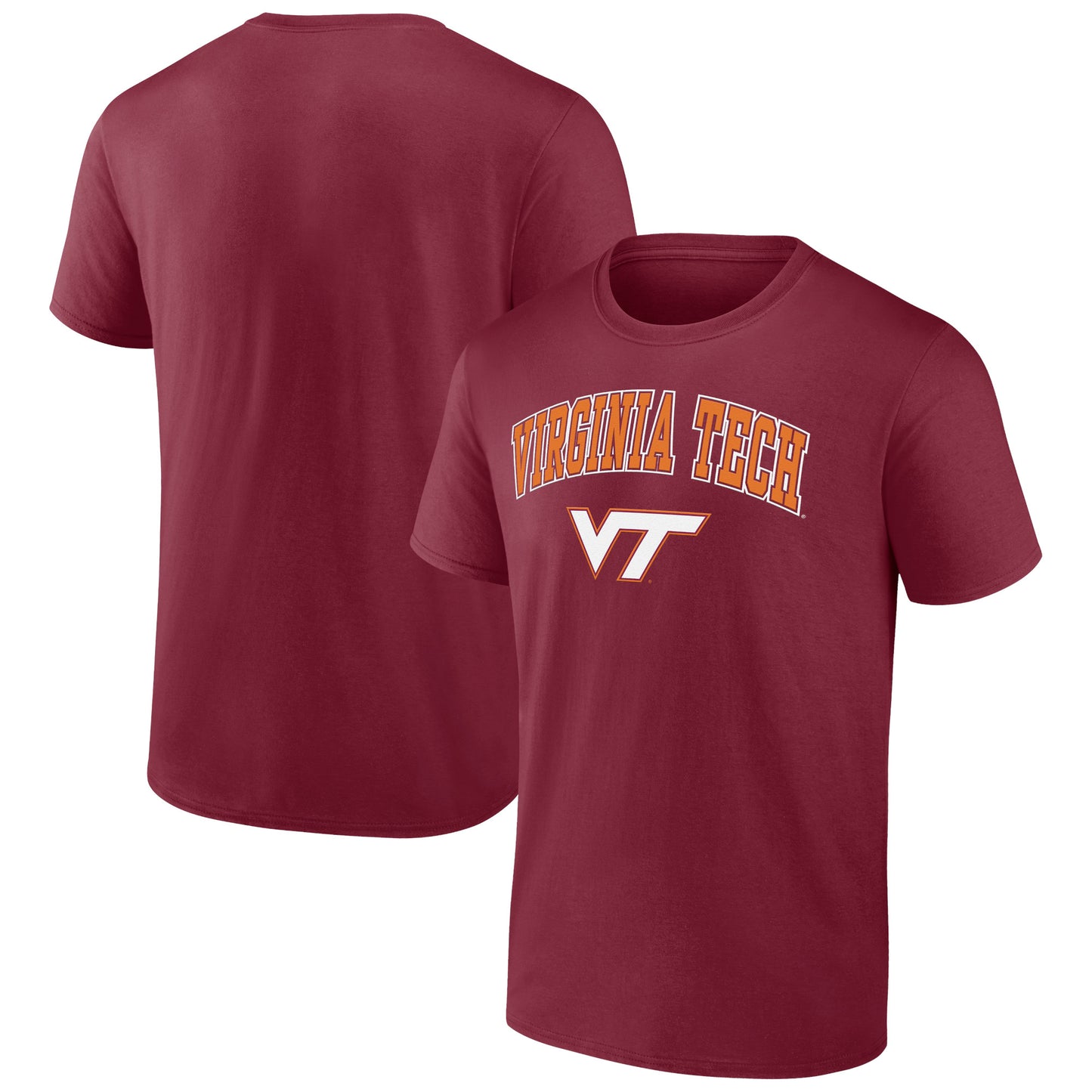 Men's Fanatics Maroon Virginia Tech Hokies Campus T-Shirt