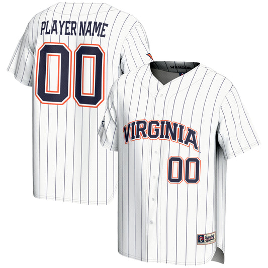 Unisex GameDay Greats  White Virginia Cavaliers NIL Pick-A-Player Lightweight Baseball Jersey