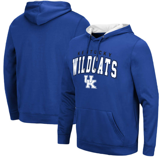 Men's Colosseum Royal Kentucky Wildcats Resistance Pullover Hoodie