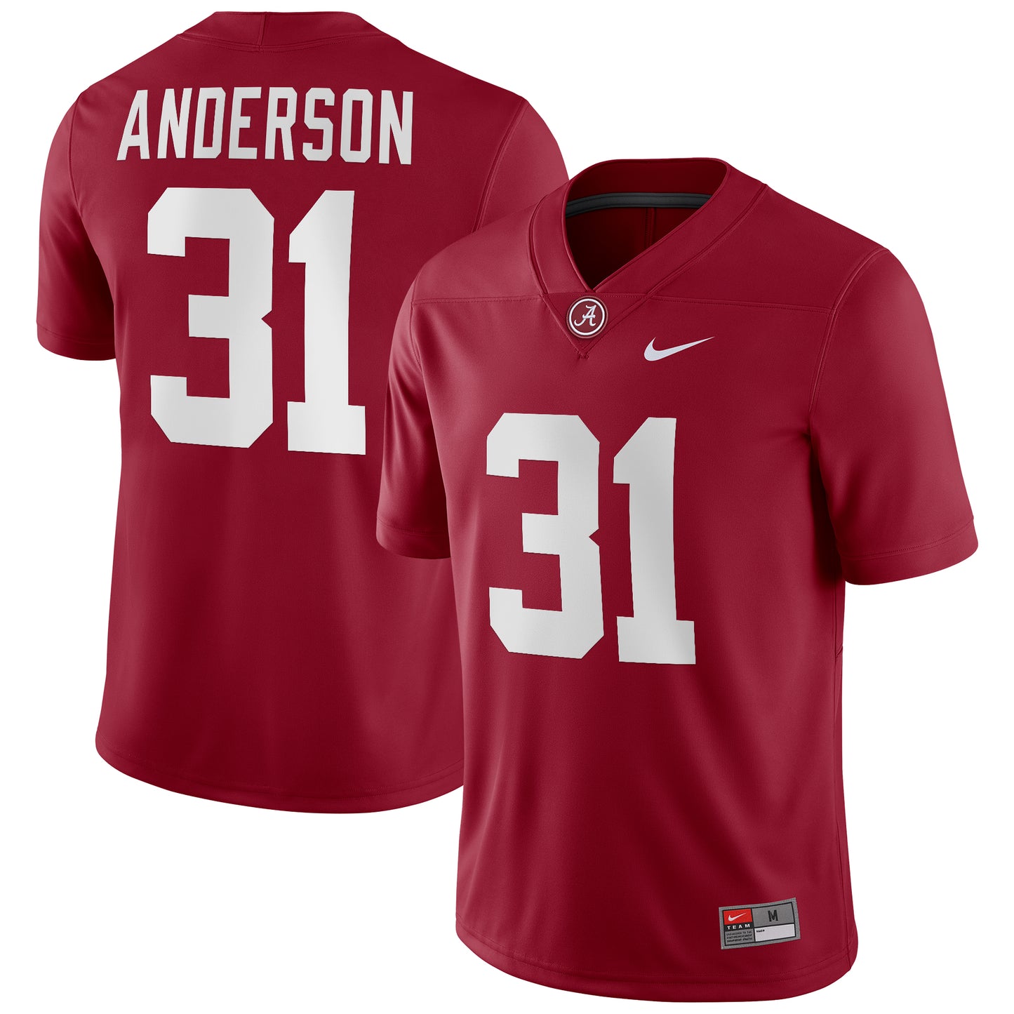 Men's Nike Will Anderson Jr. Crimson Alabama Crimson Tide Player Game Jersey