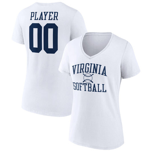 Women's   Virginia Cavaliers Softball Pick-A-Player NIL Gameday Tradition V-Neck T-Shirt