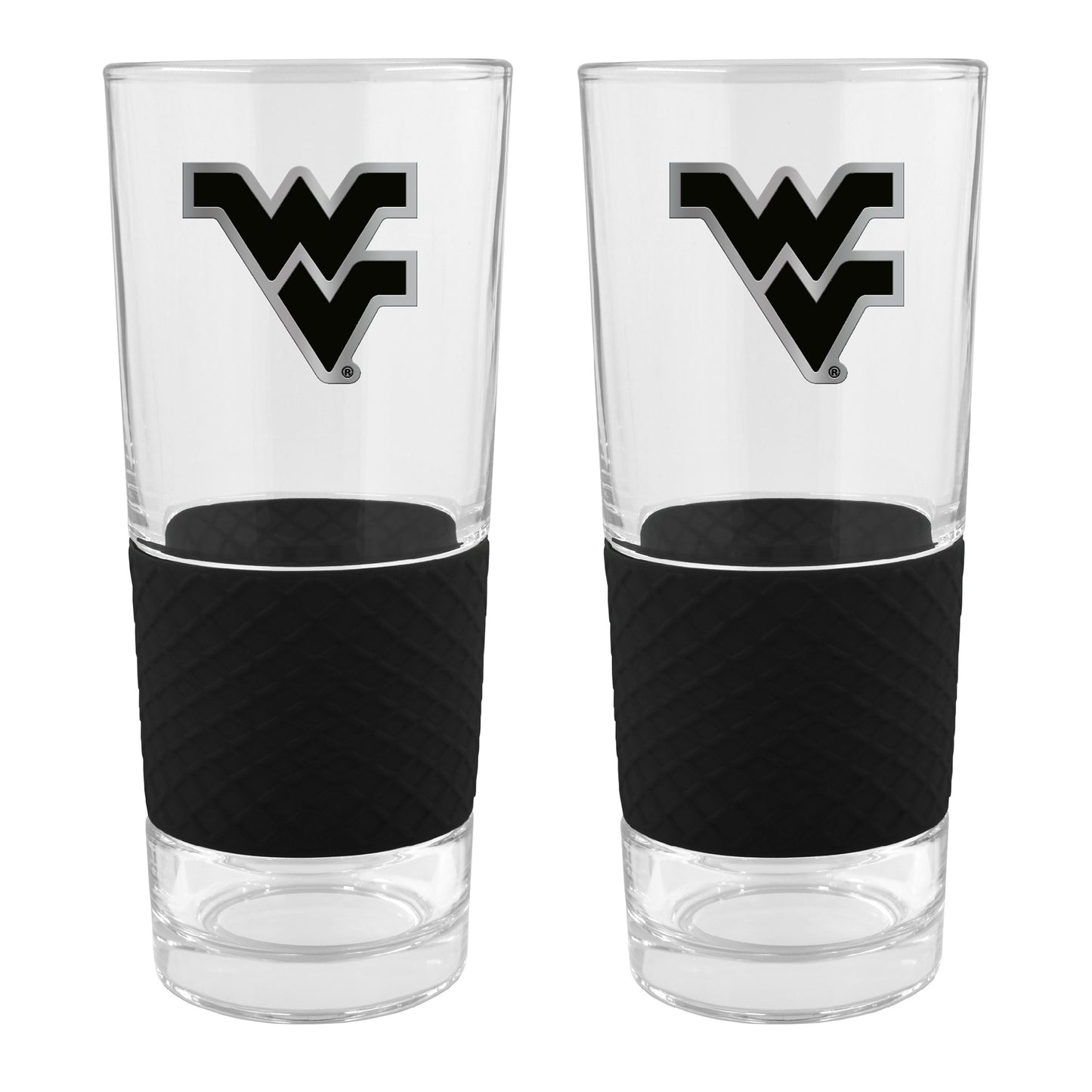 West Virginia Mountaineers Two-Piece 22oz. Stealth Score Pint Glass Set