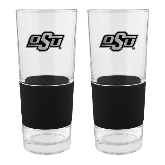 Oklahoma State Cowboys Two-Piece 22oz. Stealth Score Pint Glass Set