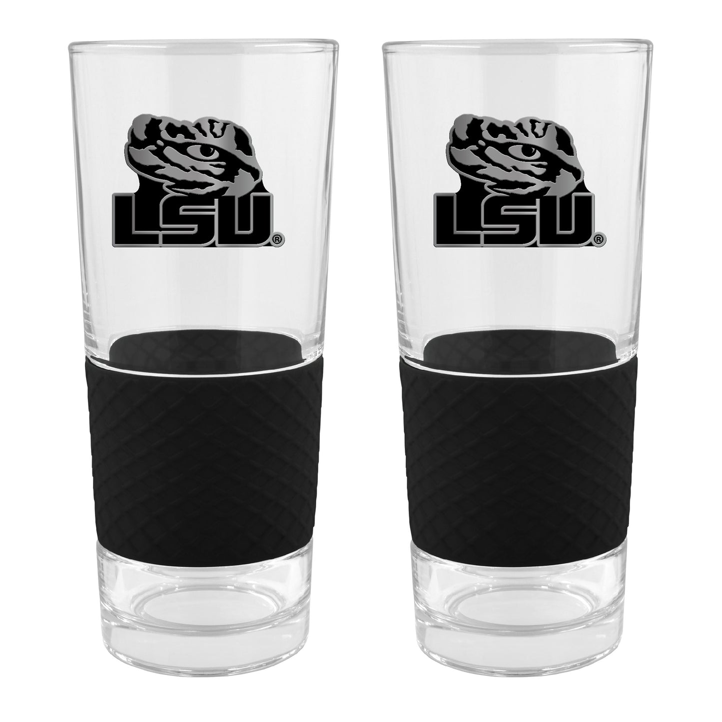 LSU Tigers Two-Piece 22oz. Stealth Score Pint Glass Set