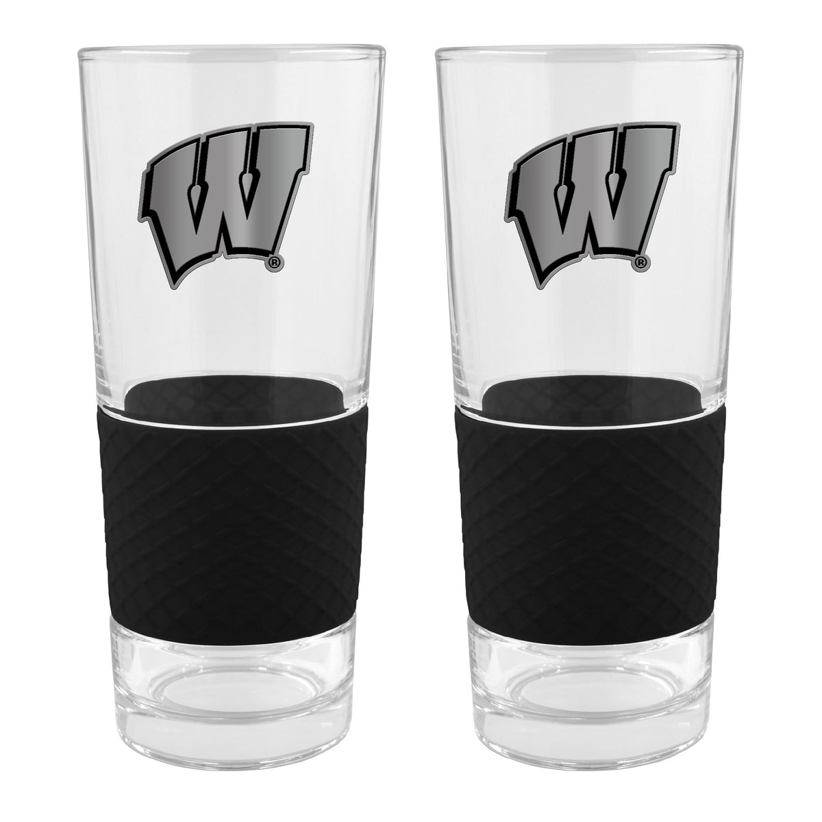 Wisconsin Badgers Two-Piece 22oz. Stealth Score Pint Glass Set