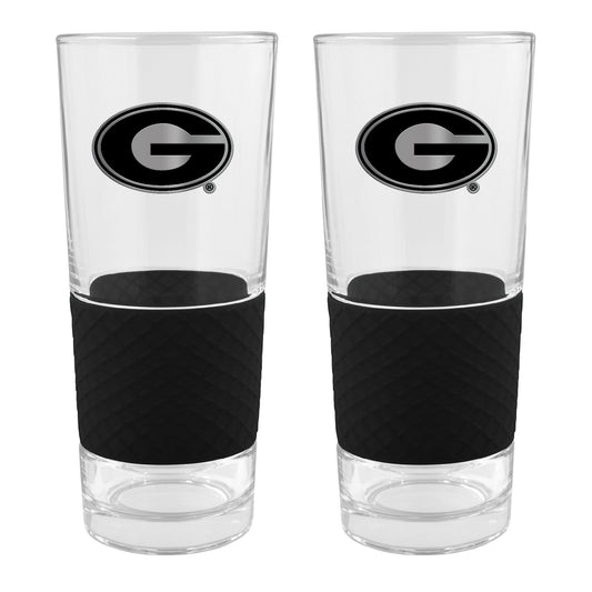 Georgia Bulldogs Two-Piece 22oz. Stealth Score Pint Glass Set