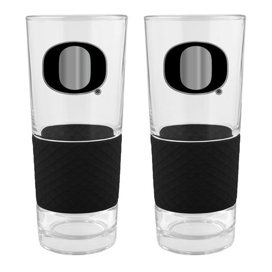 Oregon Ducks Two-Piece 22oz. Stealth Score Pint Glass Set