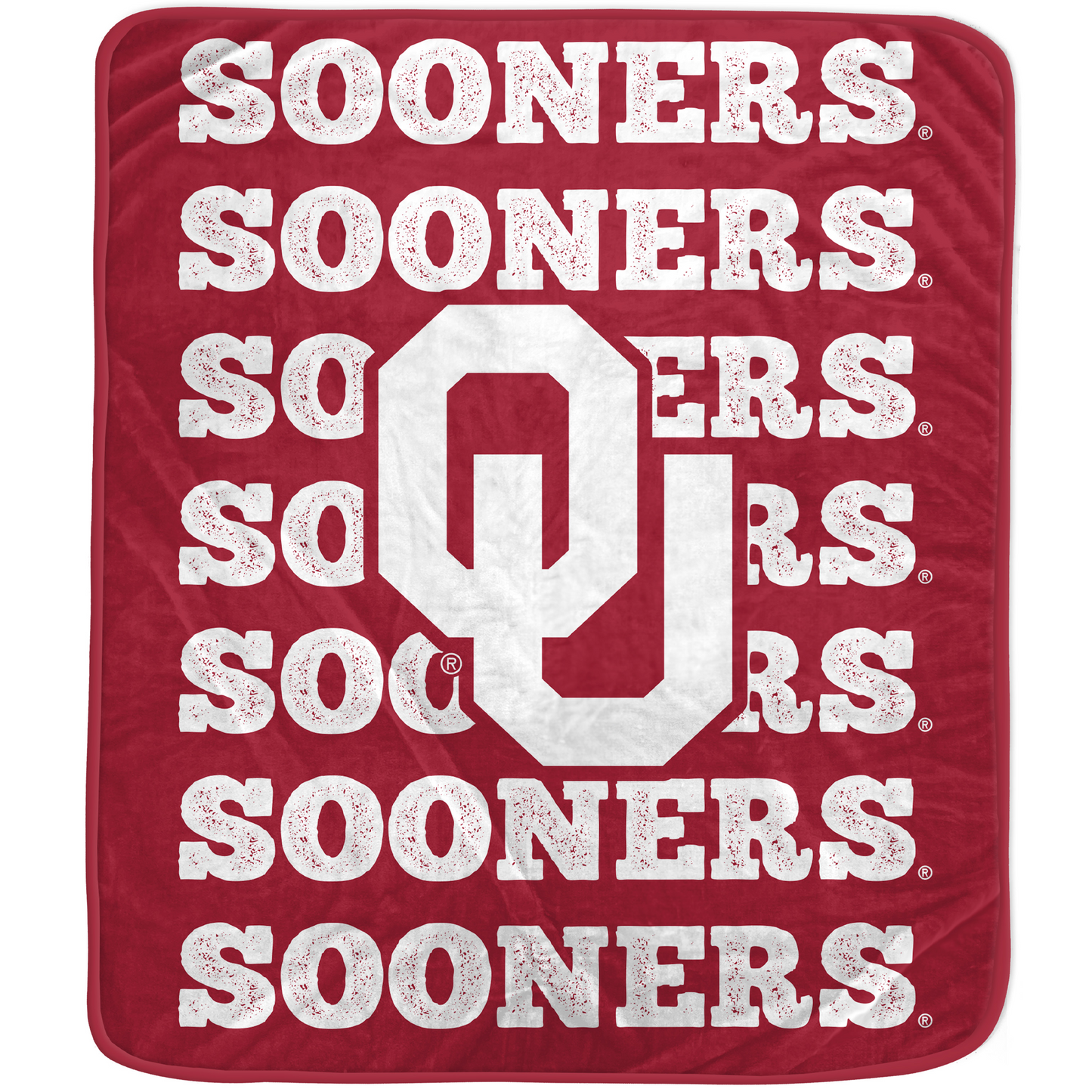 Pegasus Oklahoma Sooners 60'' x 70'' Logo Wordmark Plush Blanket