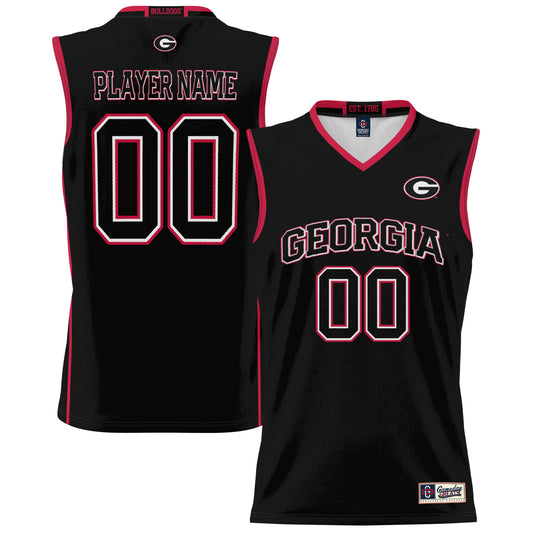 Youth GameDay Greats  Black Georgia Bulldogs NIL Pick-A-Player Lightweight Basketball Jersey