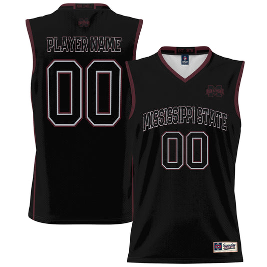 Youth GameDay Greats  Black Mississippi State Bulldogs NIL Pick-A-Player Lightweight Basketball Jersey