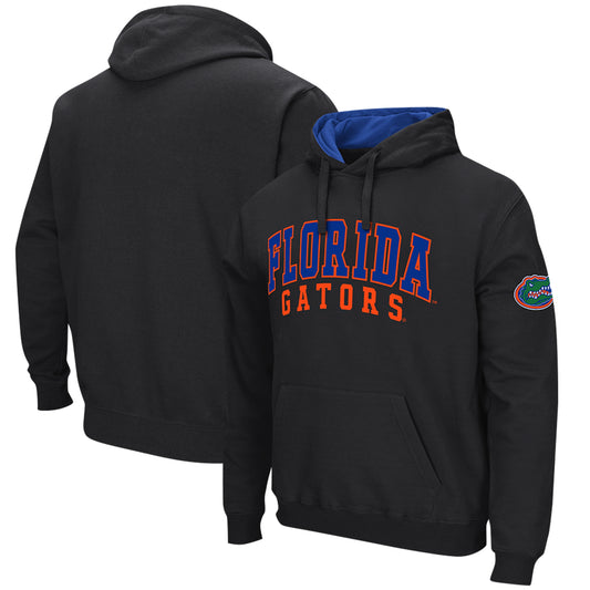 Men's Colosseum Black Florida Gators Double Arch Pullover Hoodie