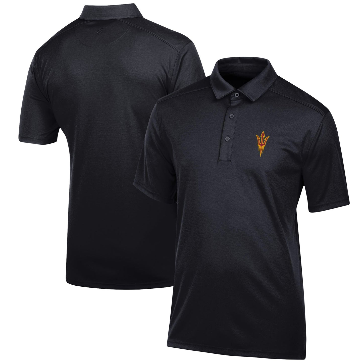 Men's Black Arizona State Sun Devils Classic Jacquard Polo