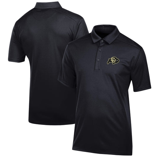 Men's Black Colorado Buffaloes Classic Jacquard Polo