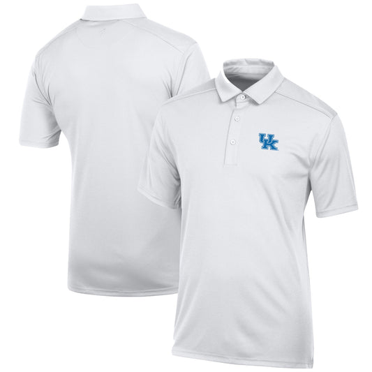 Men's White Kentucky Wildcats Classic Jacquard Polo