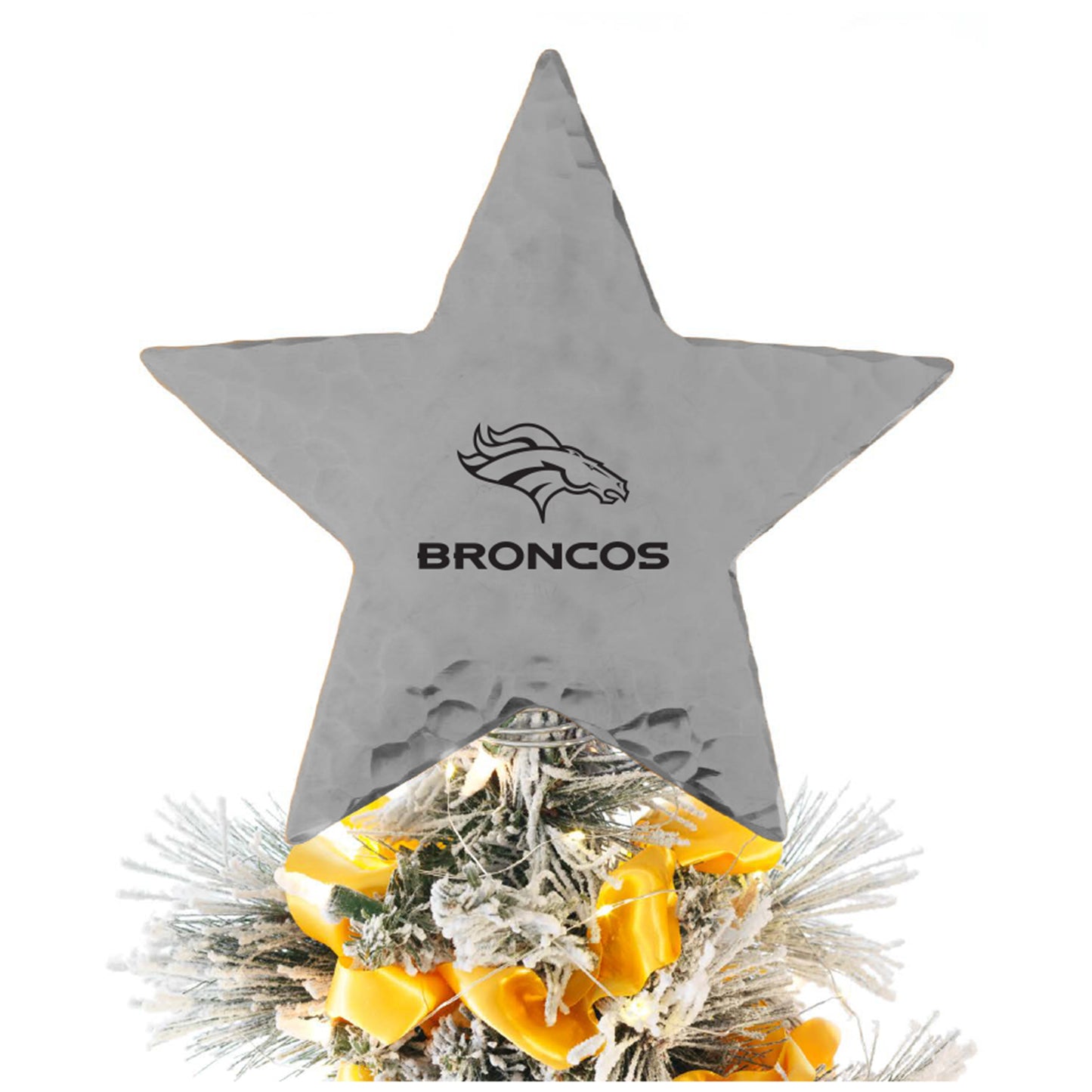 Denver Broncos Star Tree Topper