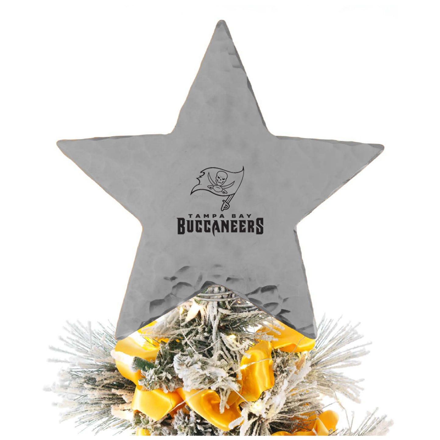 Tampa Bay Buccaneers Star Tree Topper