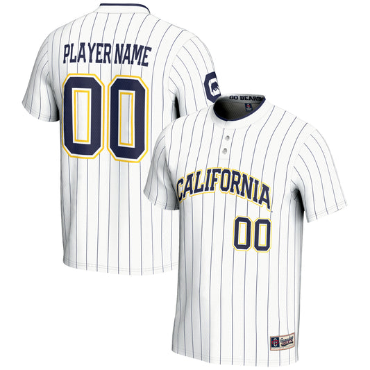 Unisex GameDay Greats  White Cal Bears NIL Pick-A-Player Lightweight Softball Jersey