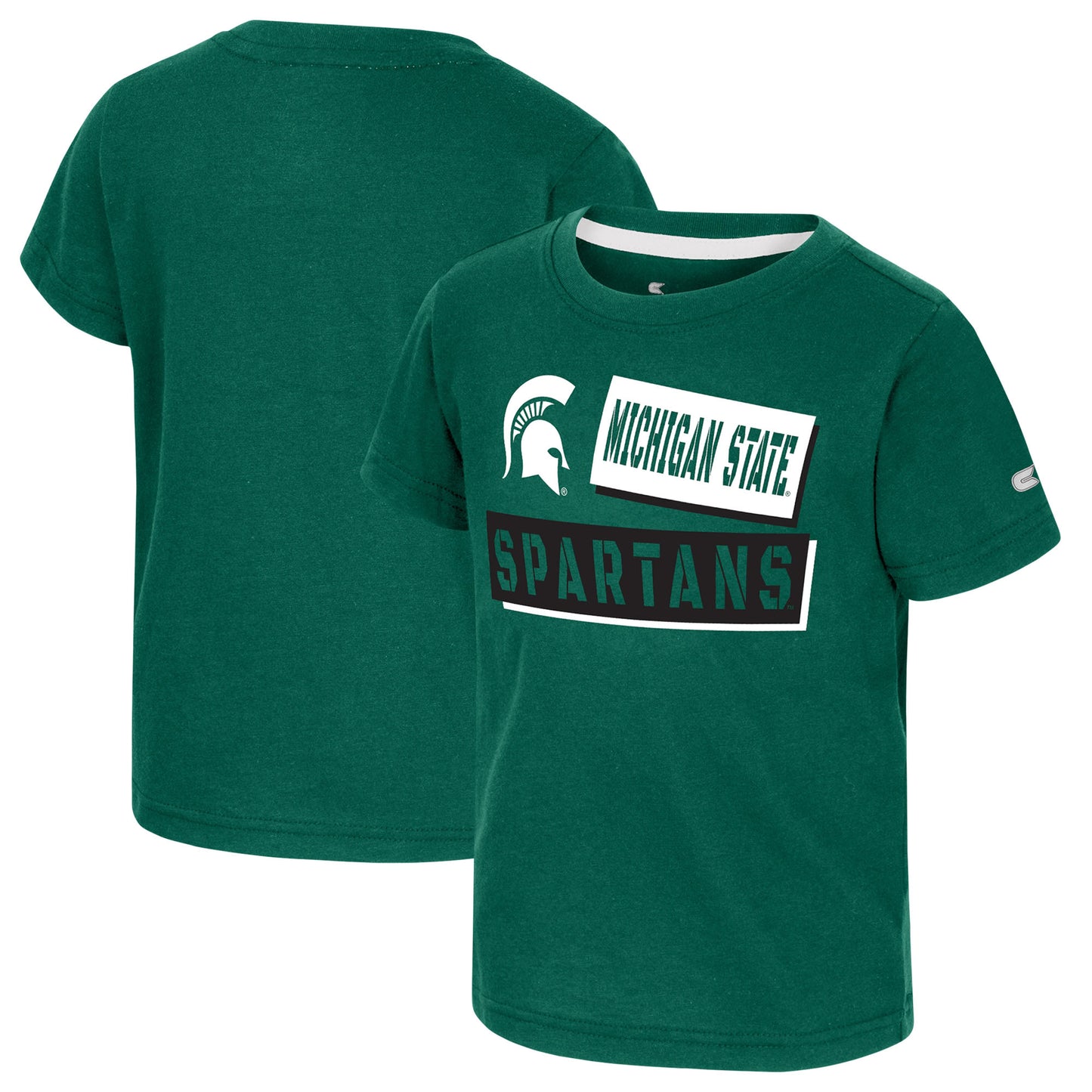Toddler Colosseum Green Michigan State Spartans No Vacancy T-Shirt