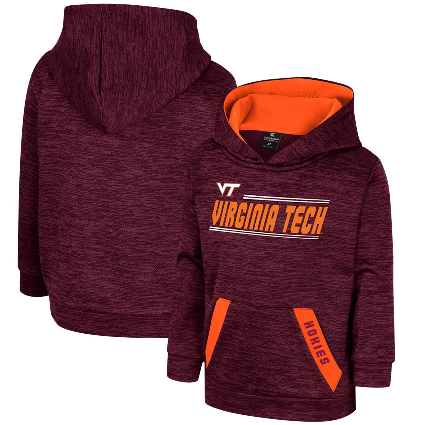 Toddler Colosseum Maroon Virginia Tech Hokies Live Hardcore Pullover Hoodie