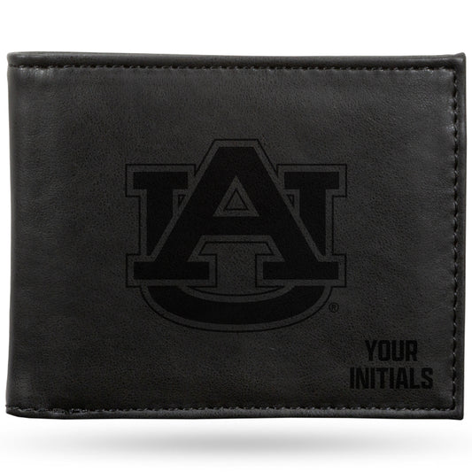 Black Auburn Tigers Personalized Billfold Wallet