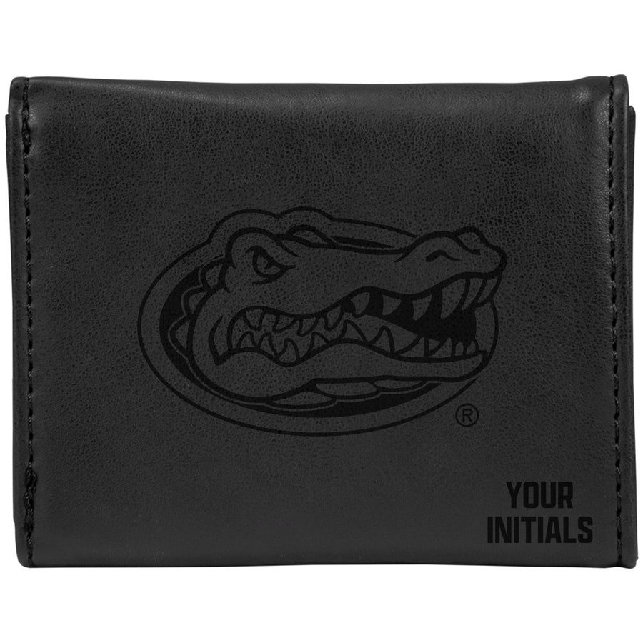 Black Florida Gators Personalized Trifold Wallet