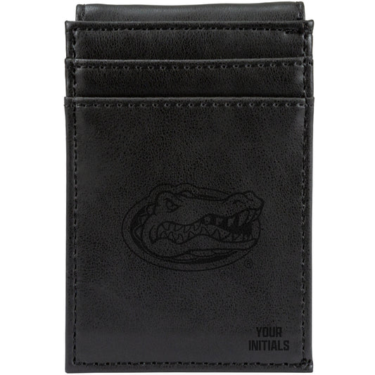 Black Florida Gators Personalized Front Pocket Wallet