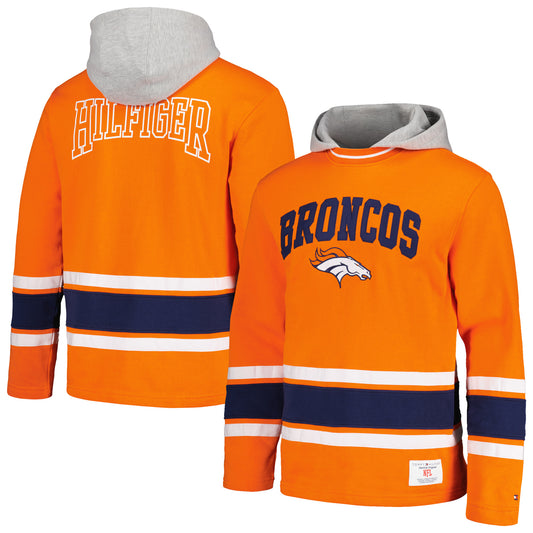 Men's Tommy Hilfiger Orange Denver Broncos Ivan Fashion Pullover Hoodie