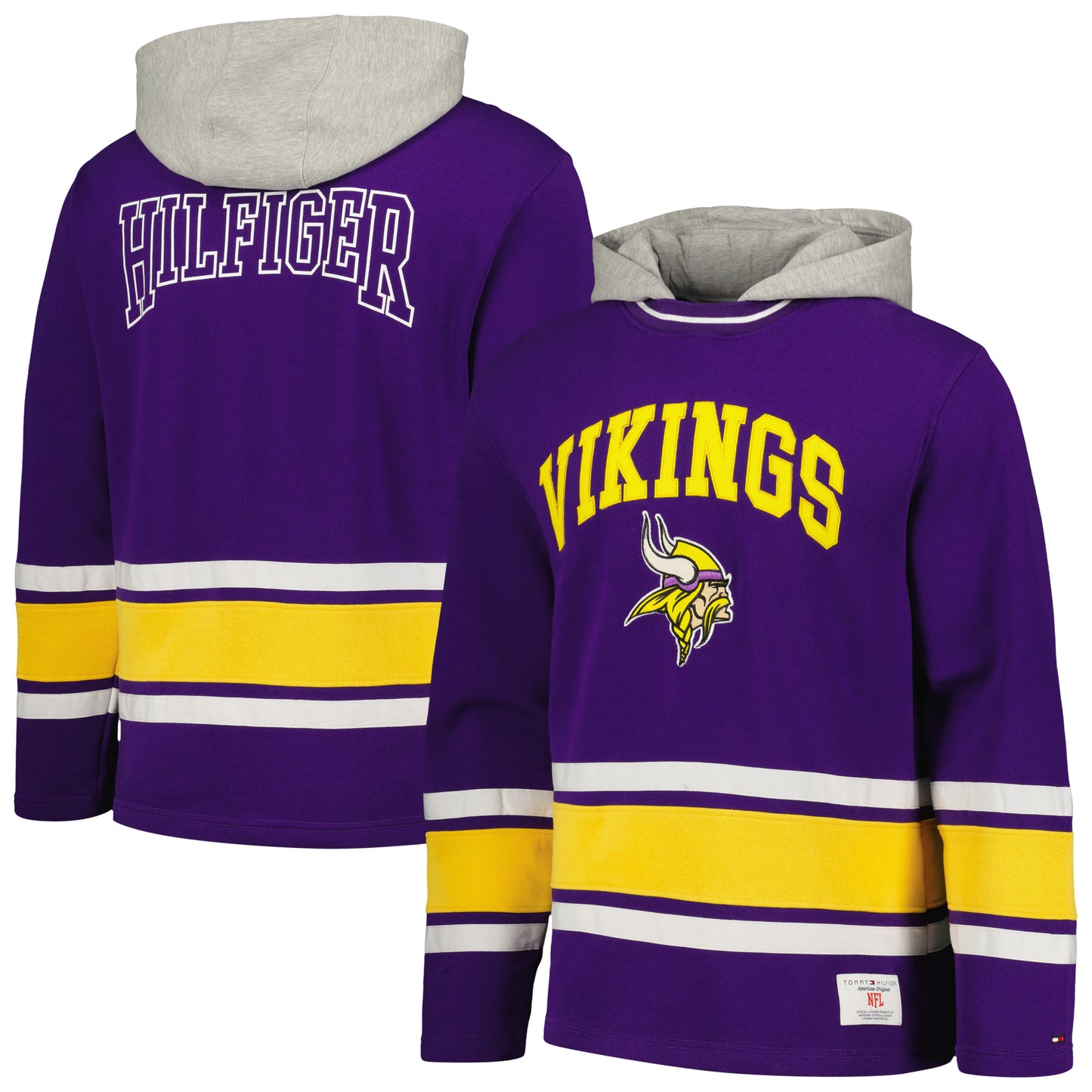 Men's Tommy Hilfiger Purple Minnesota Vikings Ivan Fashion Pullover Hoodie