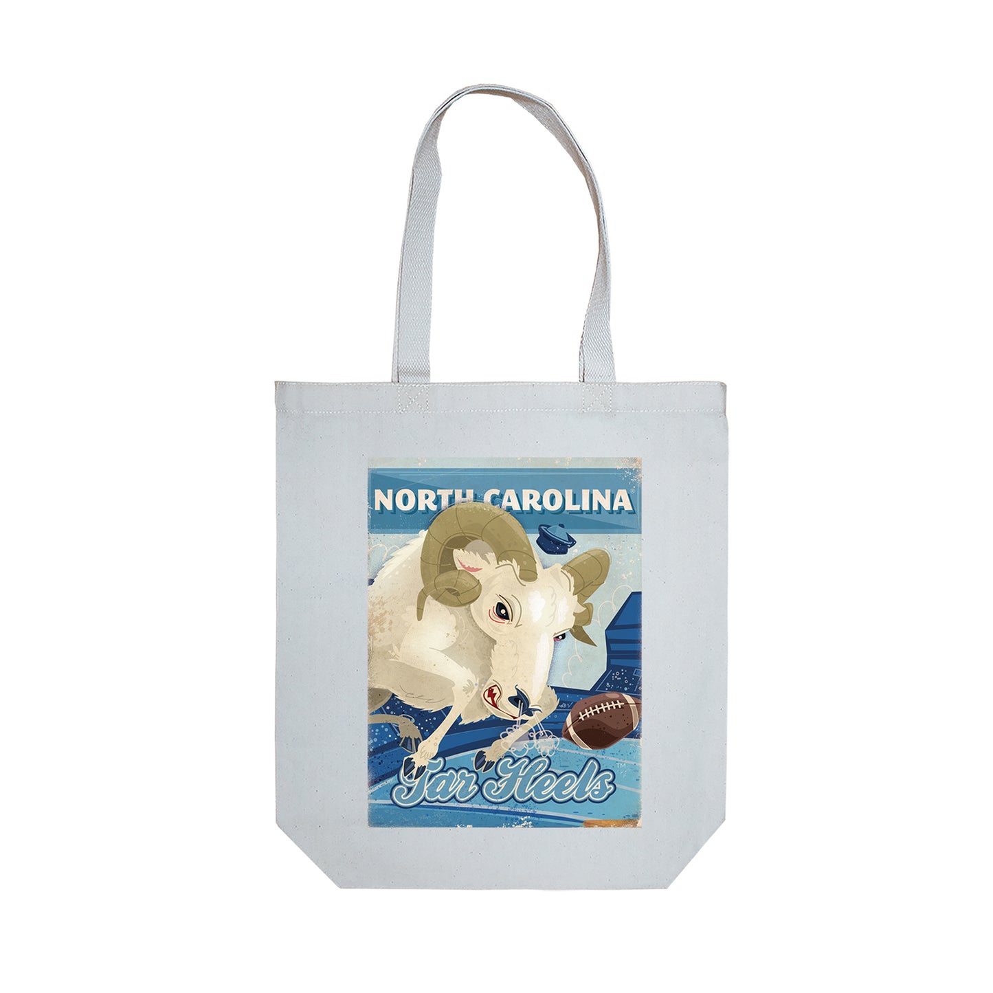 North Carolina Tar Heels Canvas Tote Bag