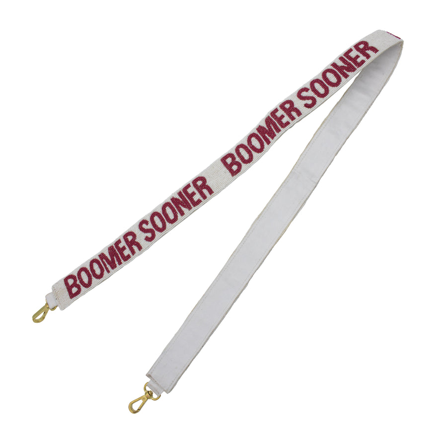 Oklahoma Sooners 45" Collegiate Beaded Strap