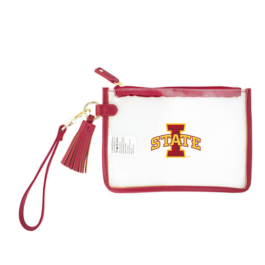 Iowa State Cyclones Clear Wristlet