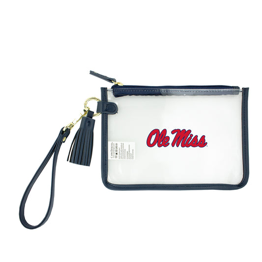 Ole Miss Rebels Clear Wristlet