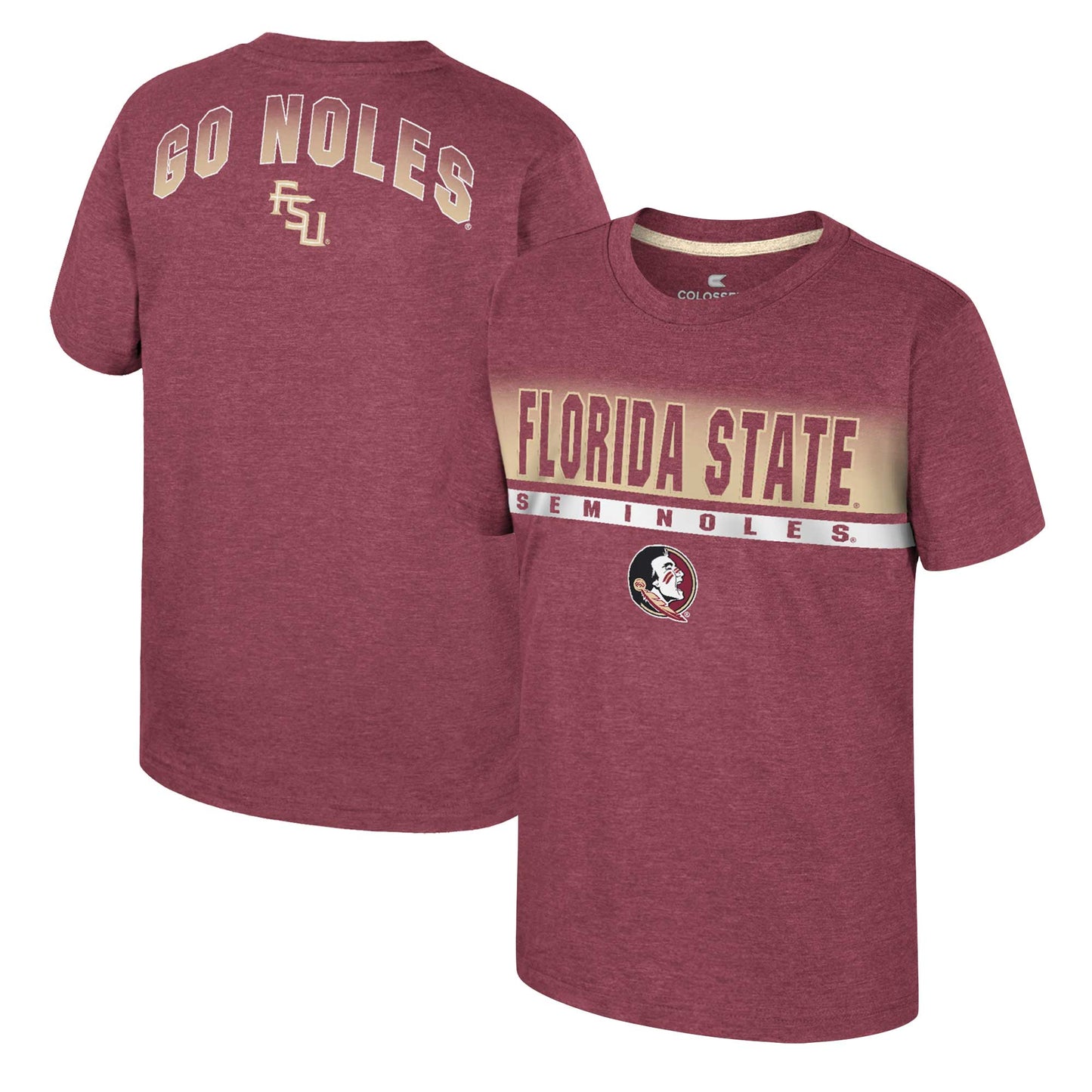 Youth Colosseum Garnet Florida State Seminoles Finn T-Shirt