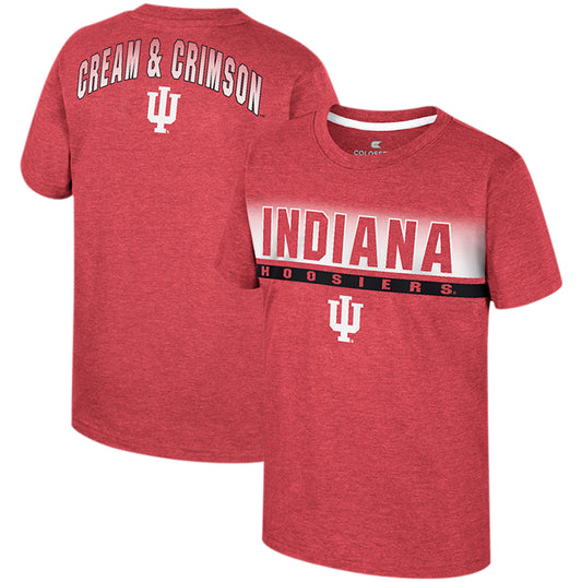 Youth Colosseum Crimson Indiana Hoosiers Finn T-Shirt