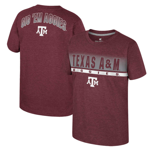 Youth Colosseum Maroon Texas A&M Aggies Finn T-Shirt