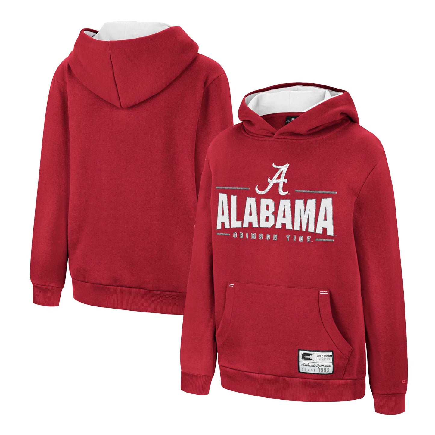 Youth Colosseum Crimson Alabama Crimson Tide Lead Guitarists Pullover Hoodie