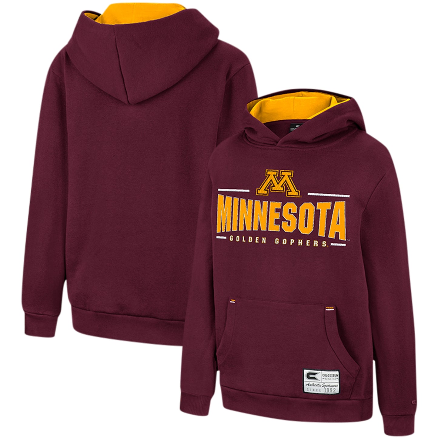 Youth Colosseum Maroon Minnesota Golden Gophers Lead Guitarists Pullover Hoodie