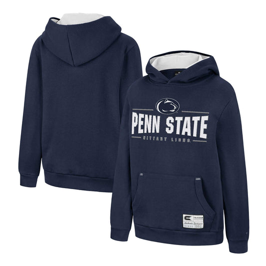 Youth Colosseum Navy Penn State Nittany Lions Lead Guitarists Pullover Hoodie