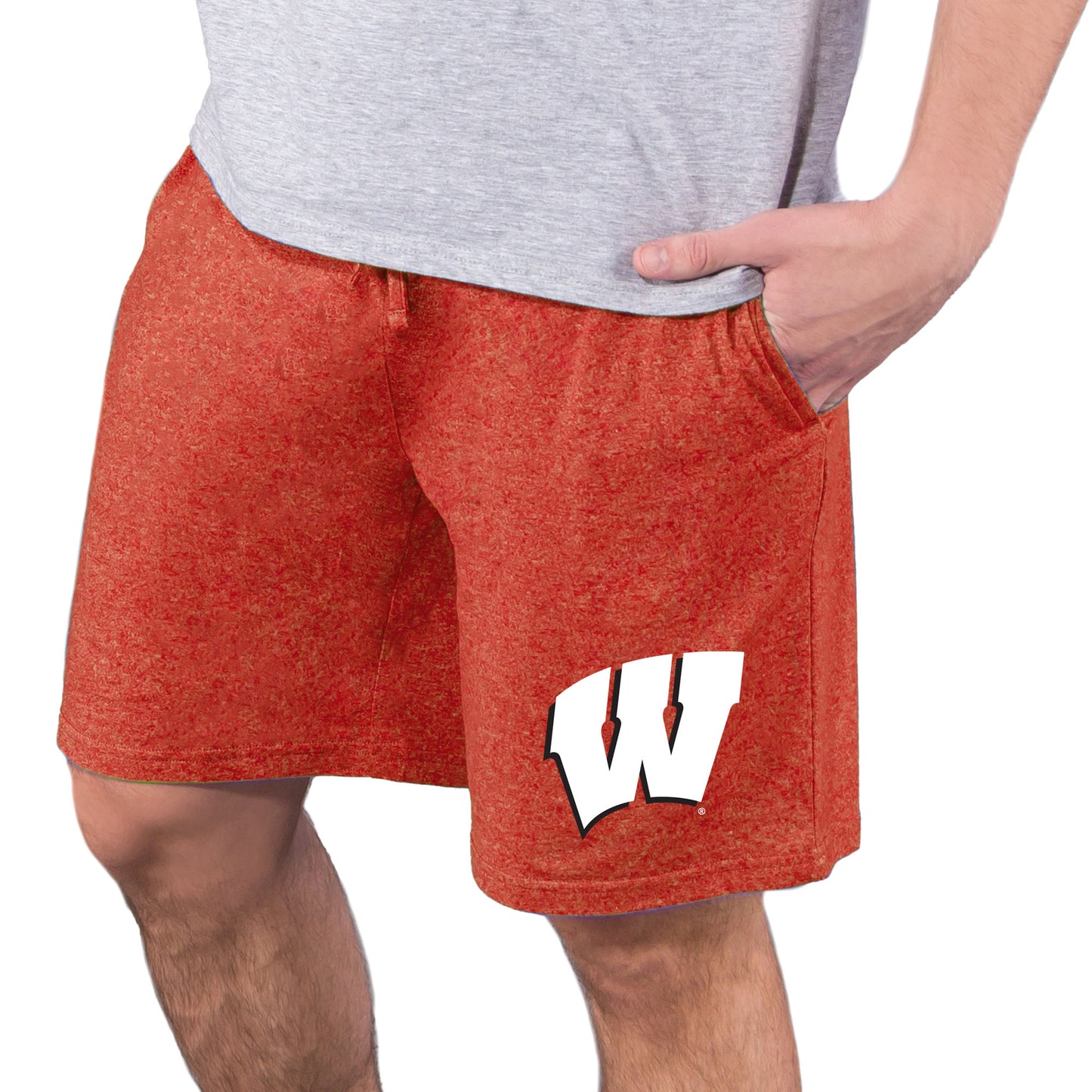 Men's Concepts Sport  Red Wisconsin Badgers Quest Knit Jam Shorts