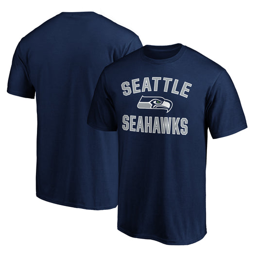 Men's  College Navy Seattle Seahawks Victory Arch T-Shirt