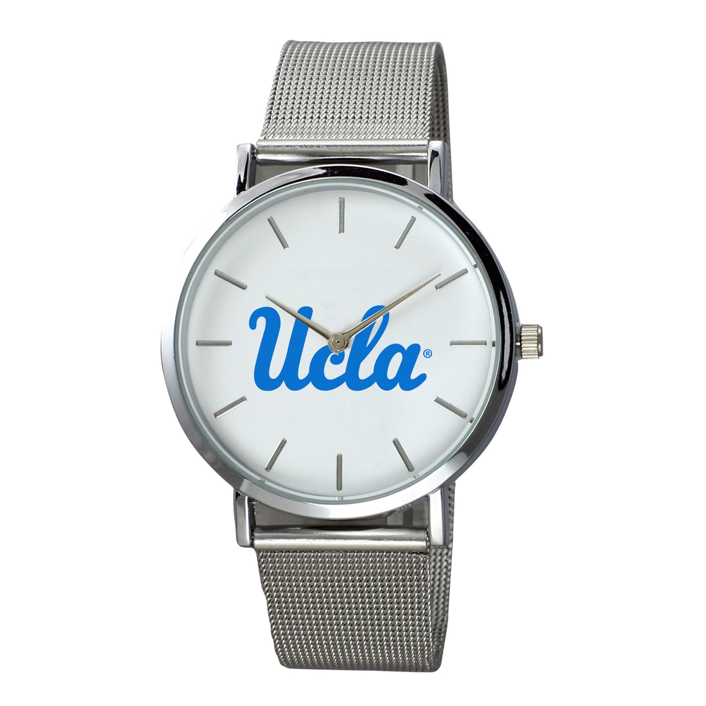 Men's Silver UCLA Bruins Plexus Stainless Steel Watch