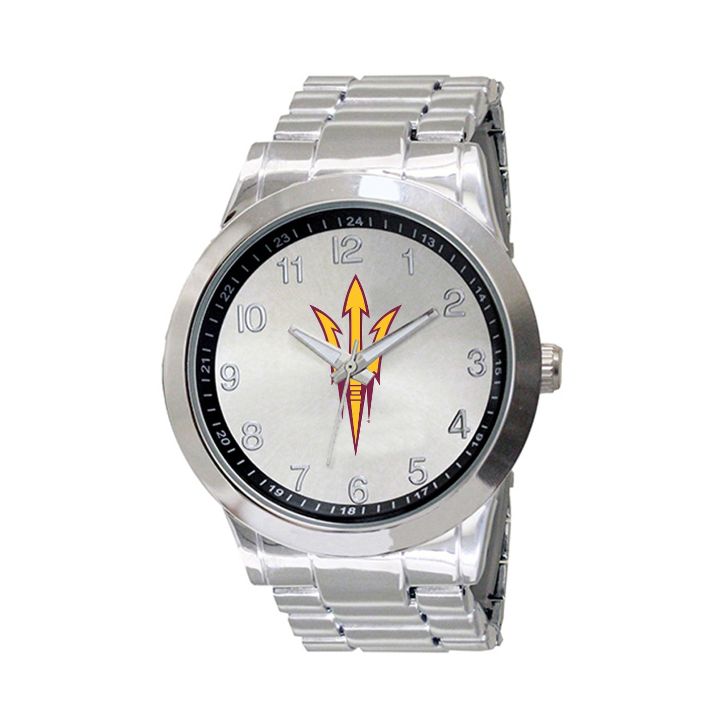 Men's Silver Arizona State Sun Devils Integris Stainless Steel Watch